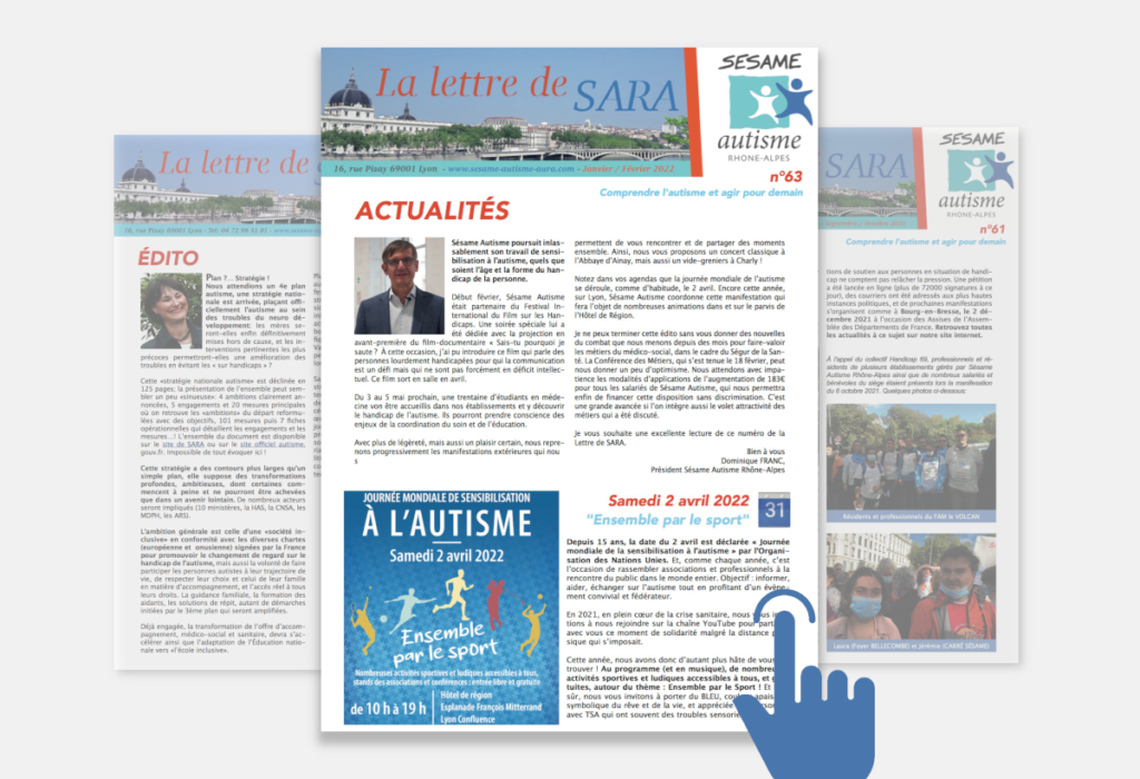 Nouvelle Lettre de SARA ! Nouvelle Lettre de SARA !