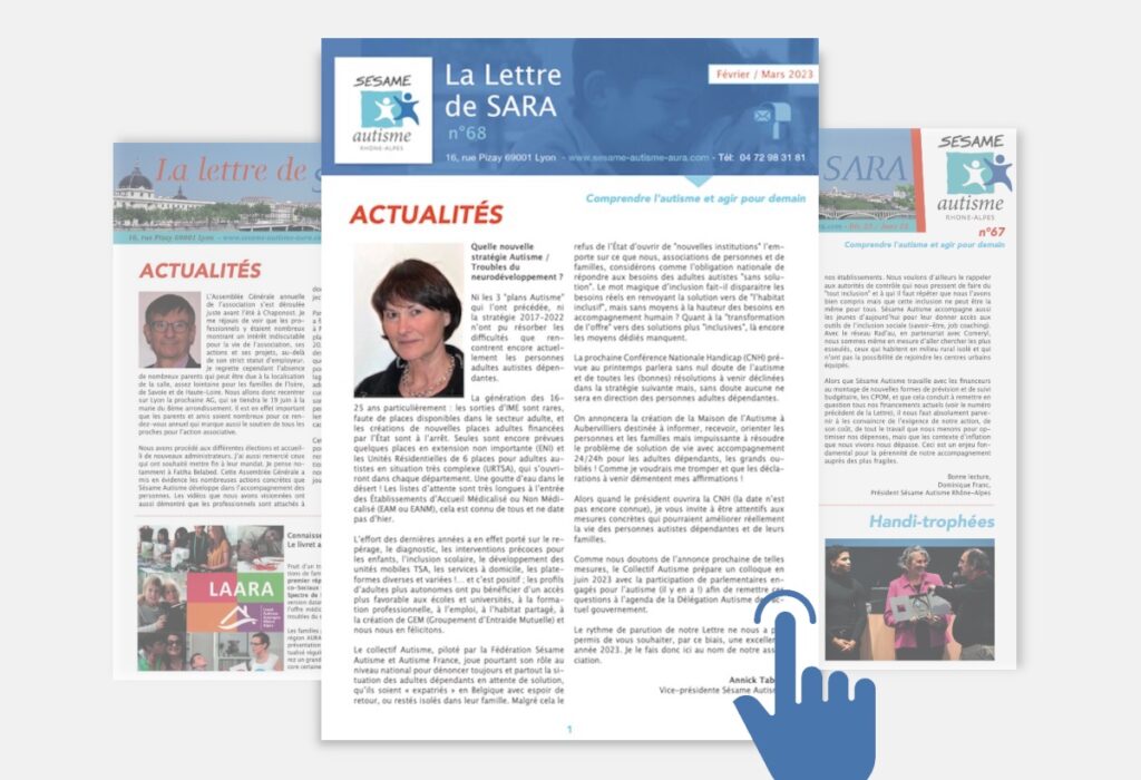 Nouvelle Lettre de SARA ! Nouvelle Lettre de SARA !