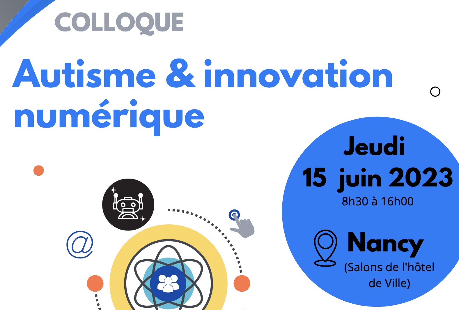 Coloque Colloque : Autisme et Innovation numérique - SARA
