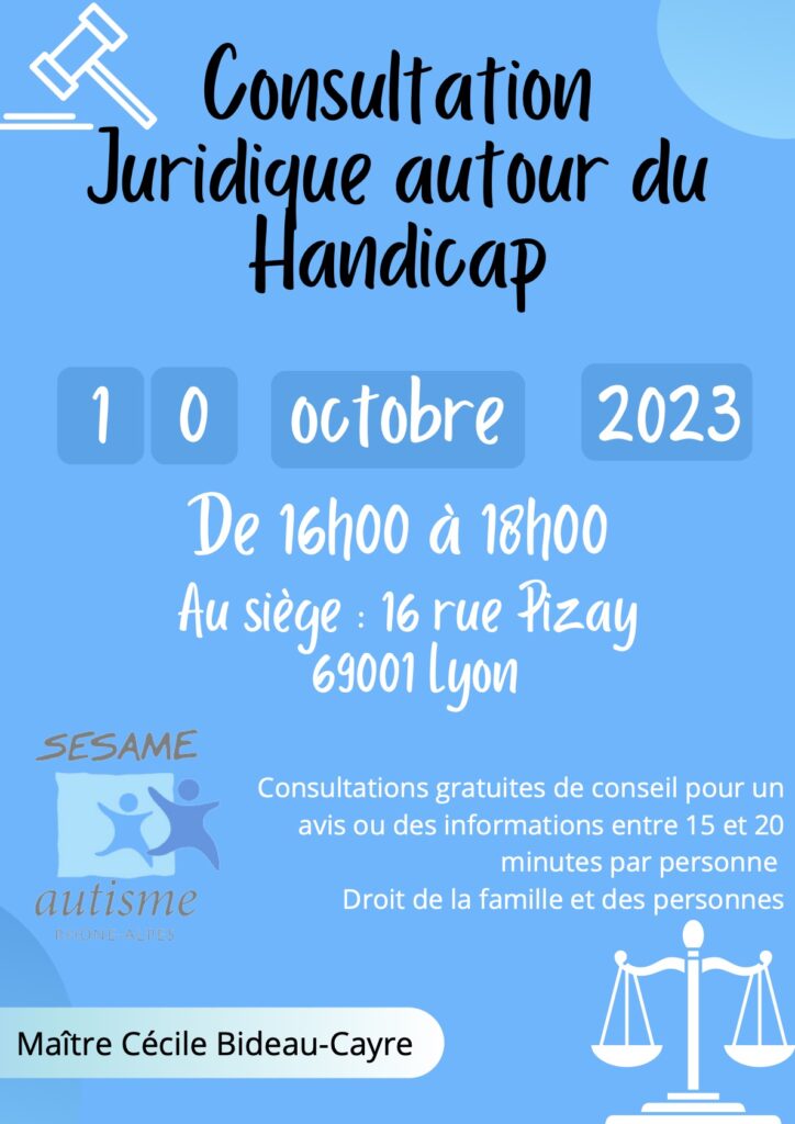 Consultation juridique autour du handicap (1) Consultation juridique autour du handicap (1)