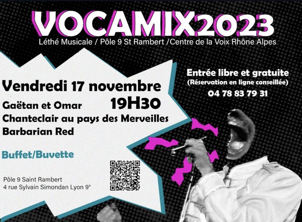 Vocamix : Concerts par l’association Léthé Musicale