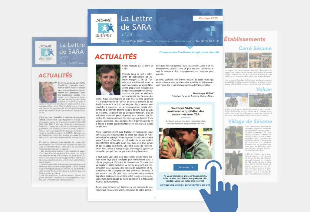 Nouvelle Lettre de SARA !