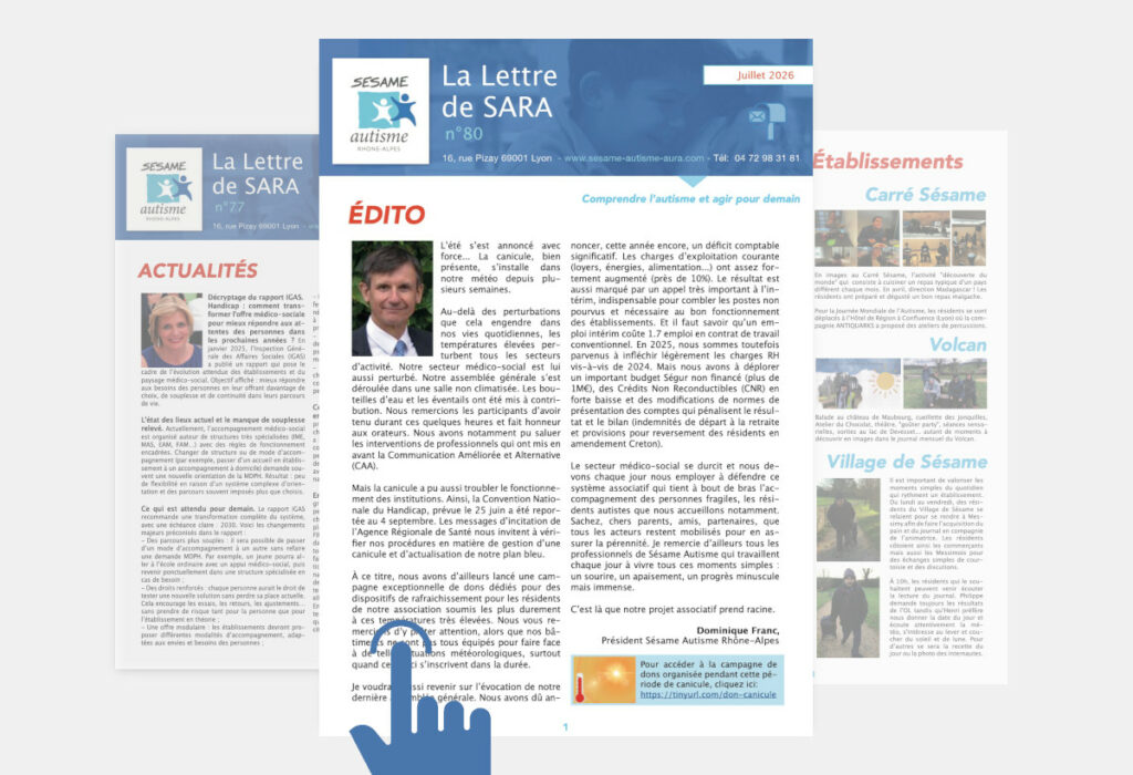 Nouvelle Lettre de SARA !